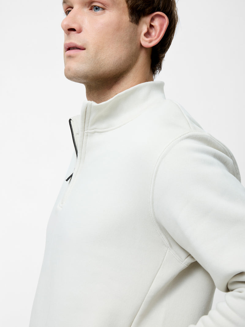 Half Zip Funnel Neck Sweatshirt
