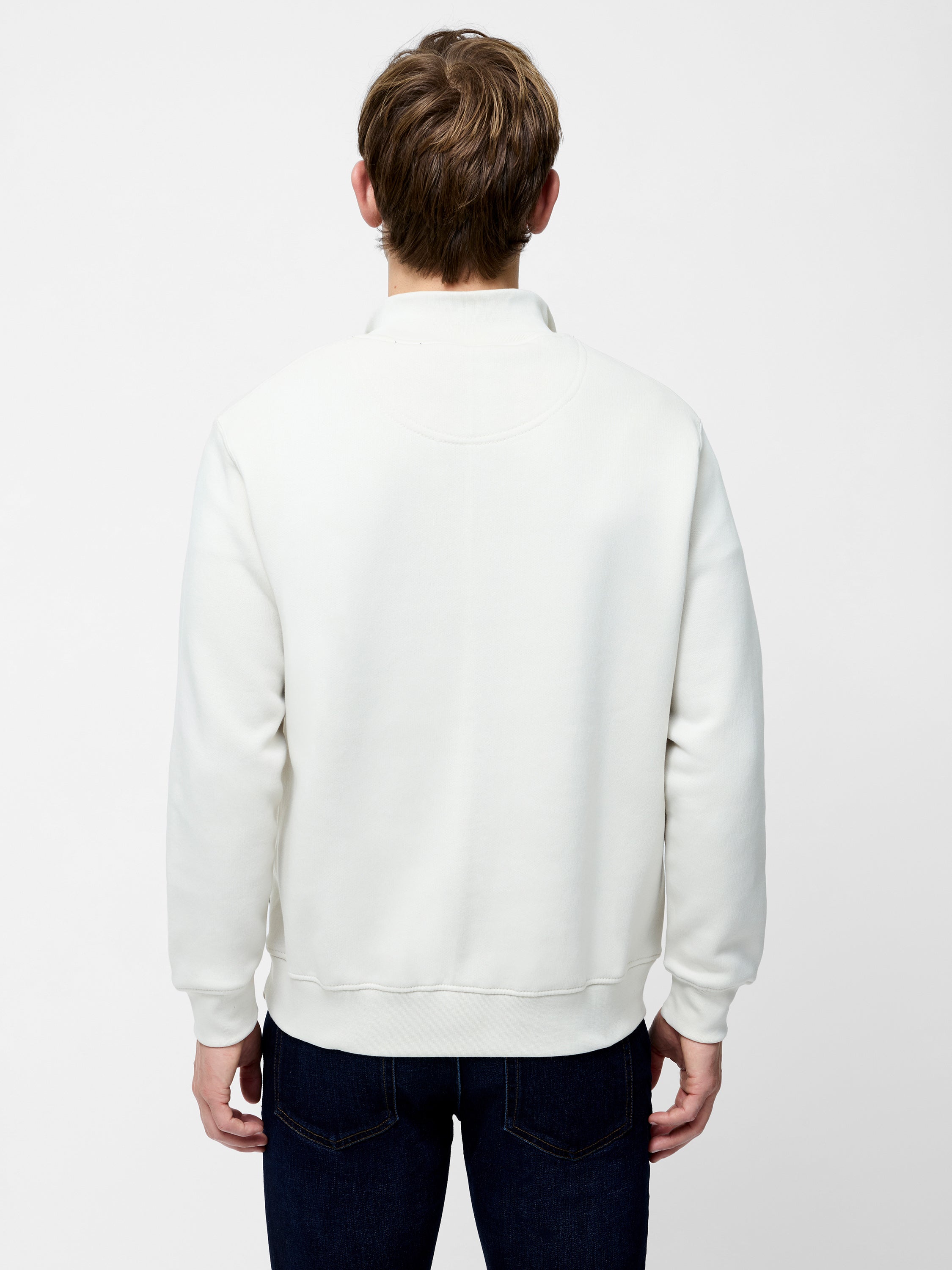 Half Zip Funnel Neck Sweatshirt