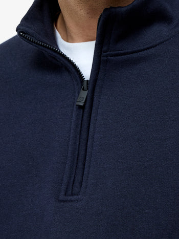 Half Zip Funnel Neck Sweatshirt