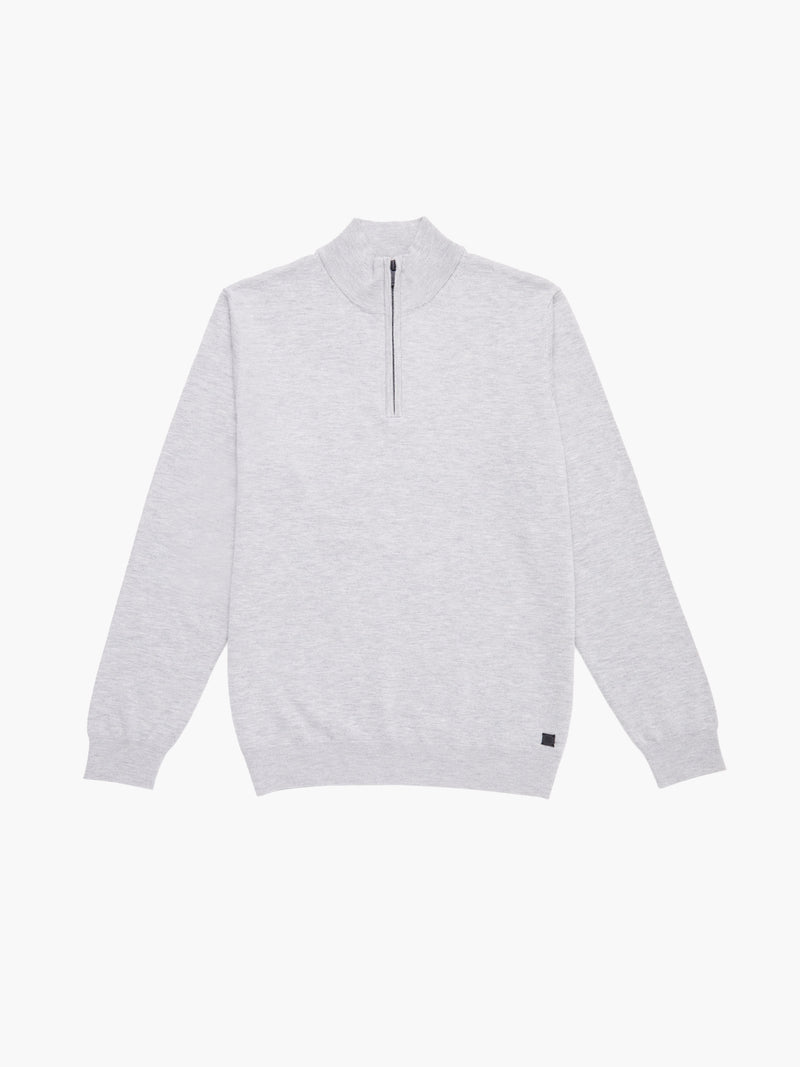 Half Zip Knitted Jumper