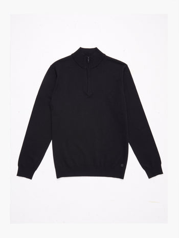 Half Zip Knitted Jumper