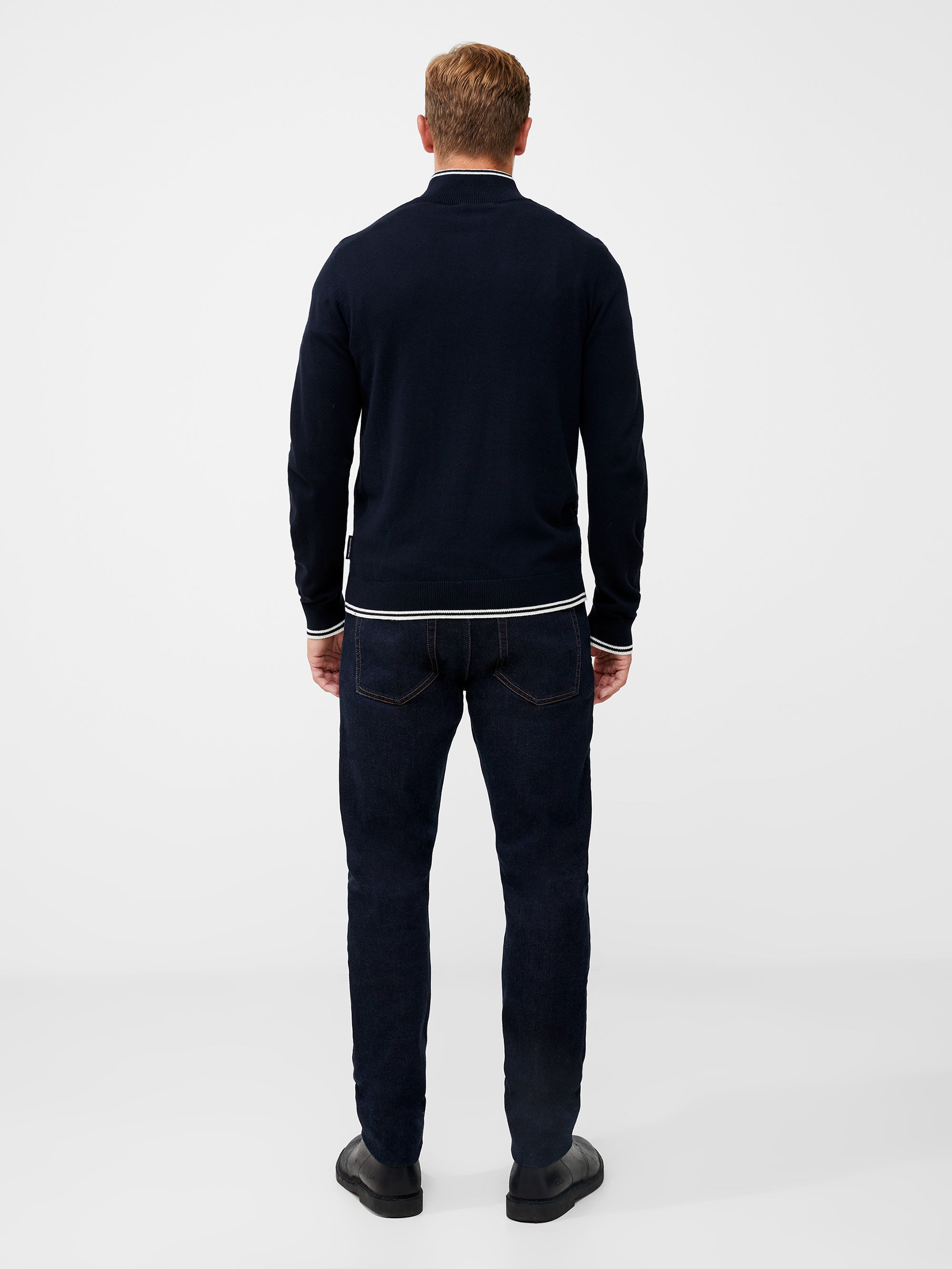 Tipped Funnel Neck Jumper