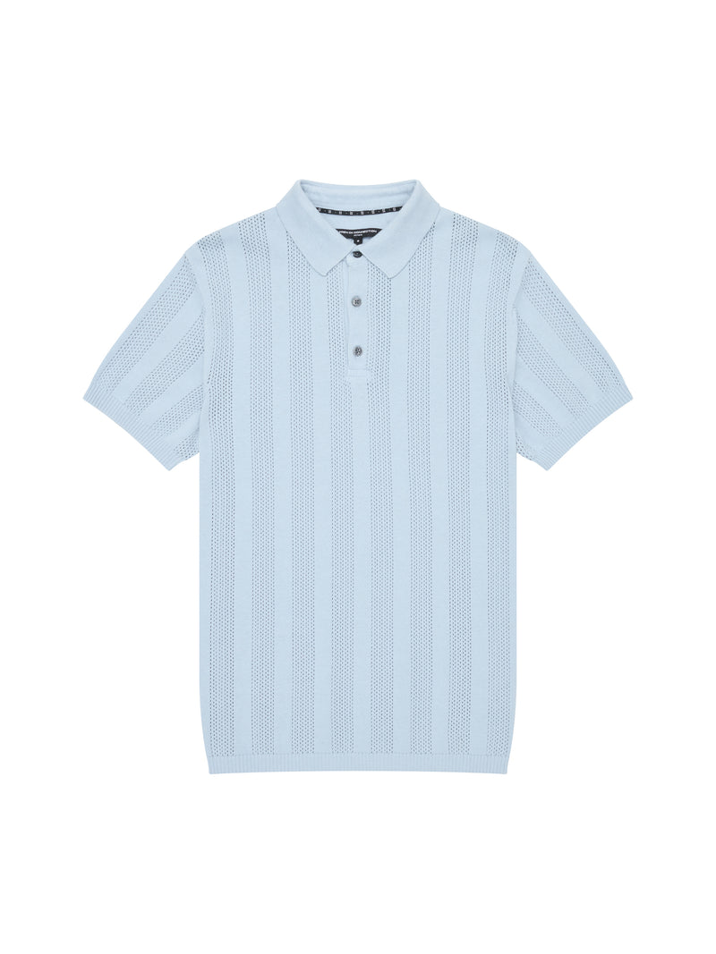 Vertical Stripe Polo