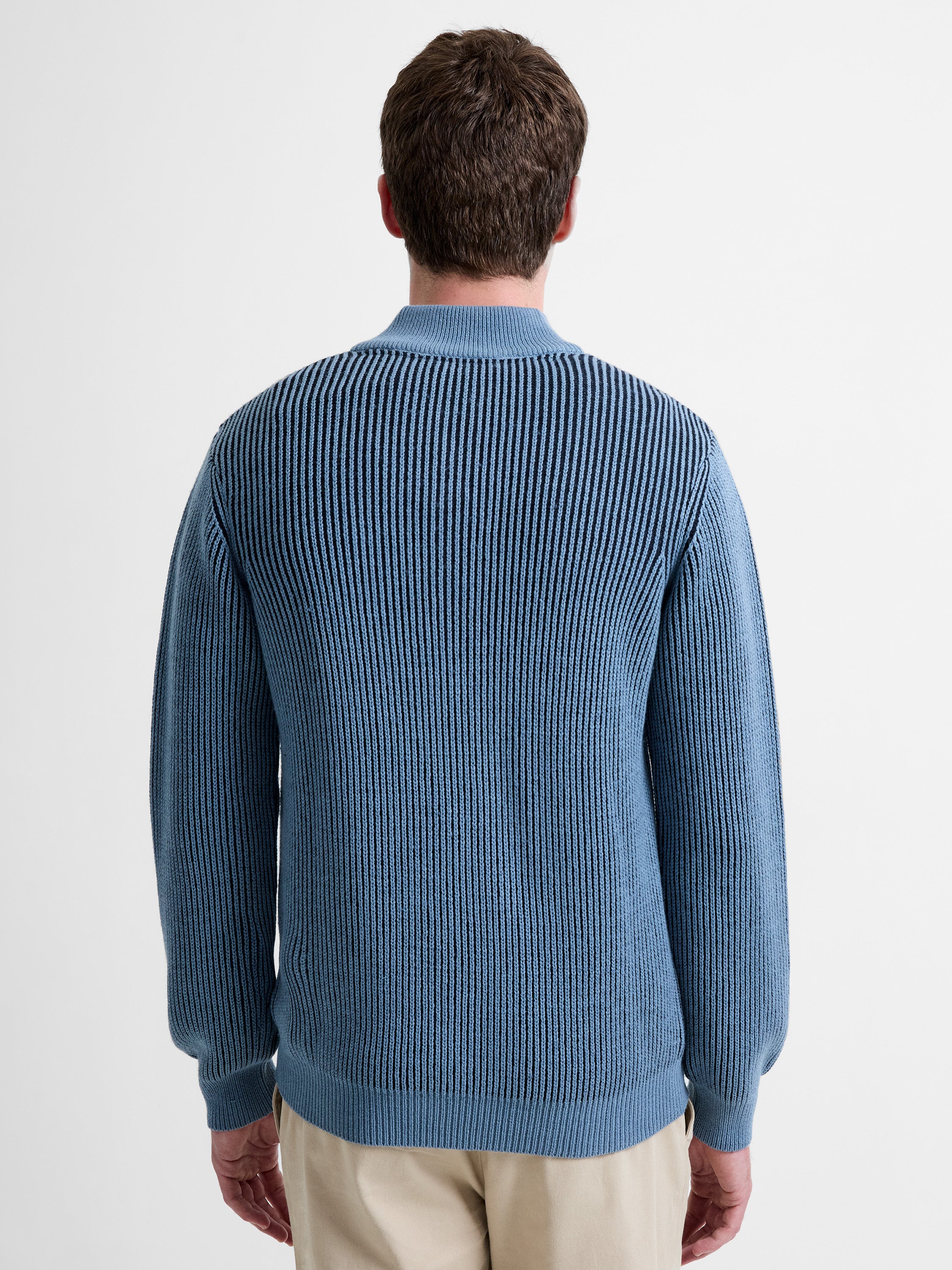 Half Zip Wool Blend Jumper