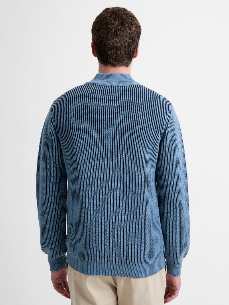 Half Zip Wool Blend Jumper