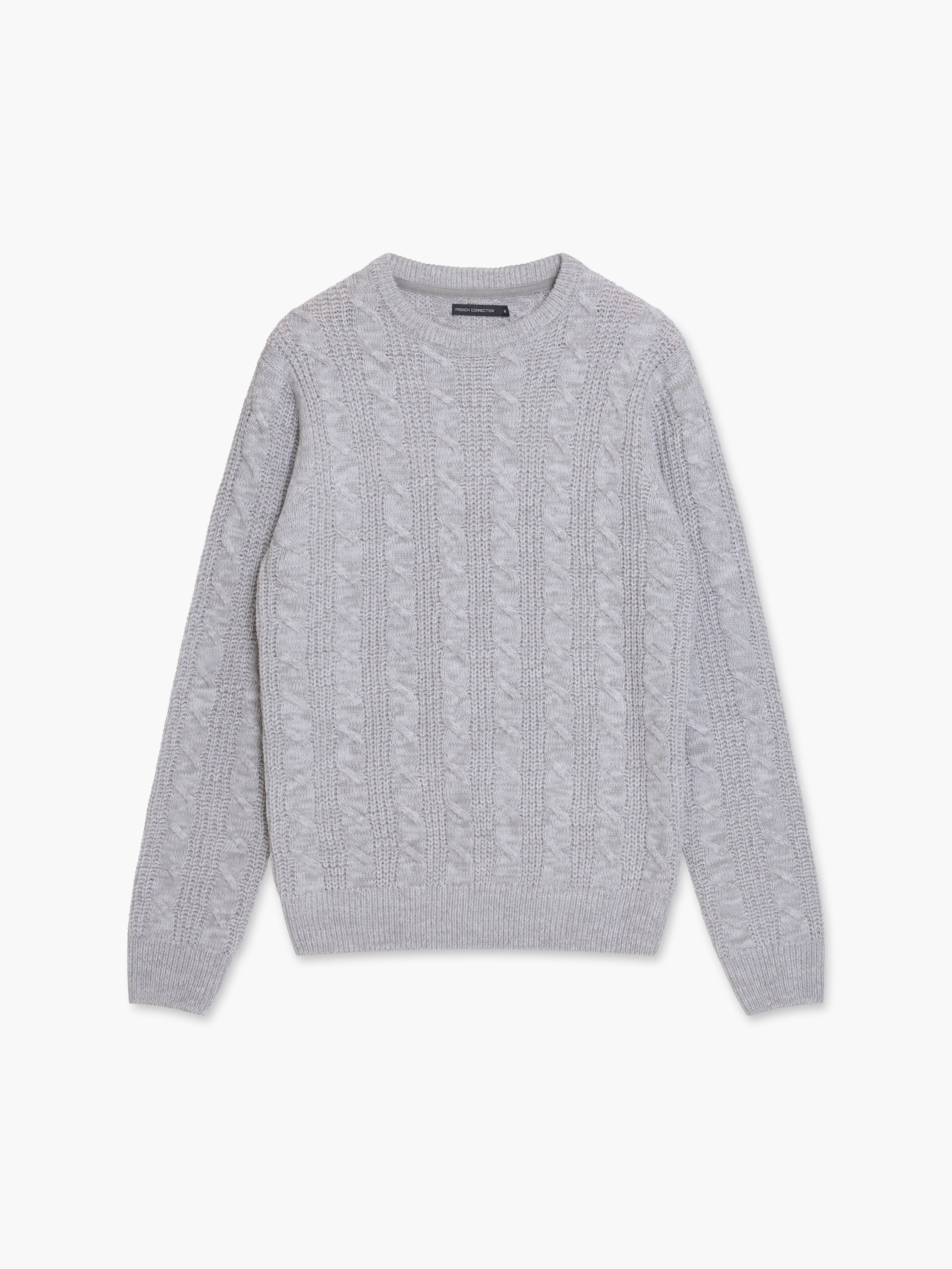 Cable Knit Crew Neck Jumper