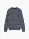Crew Neck Cable Twist Knit Jumper