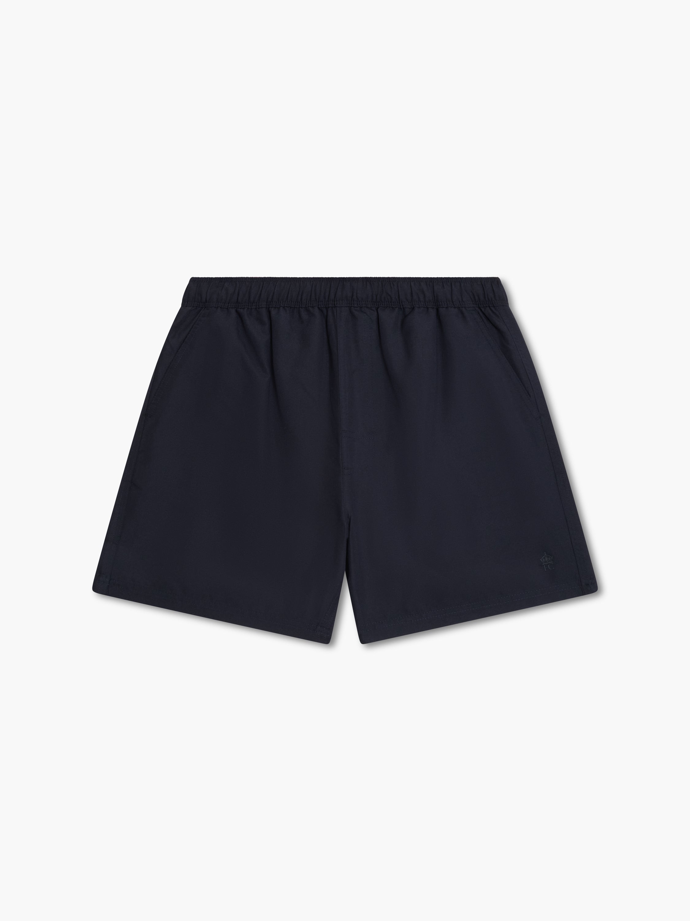 Dark Blue Contrast Swim Shorts