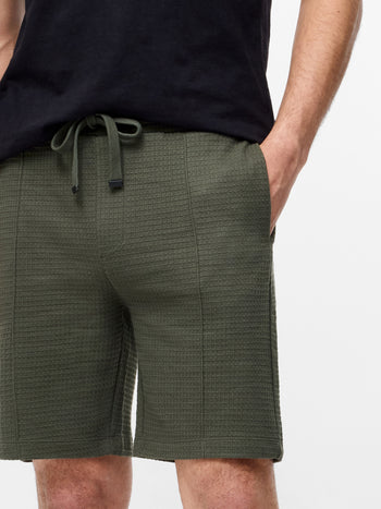 Jacquard Waffle Shorts