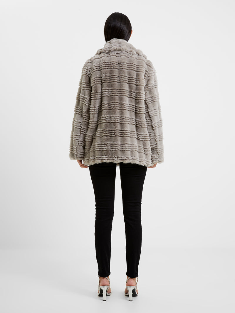 Daryn Faux Fur Short Coat