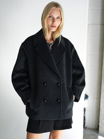 Adele Wool Pea Coat
