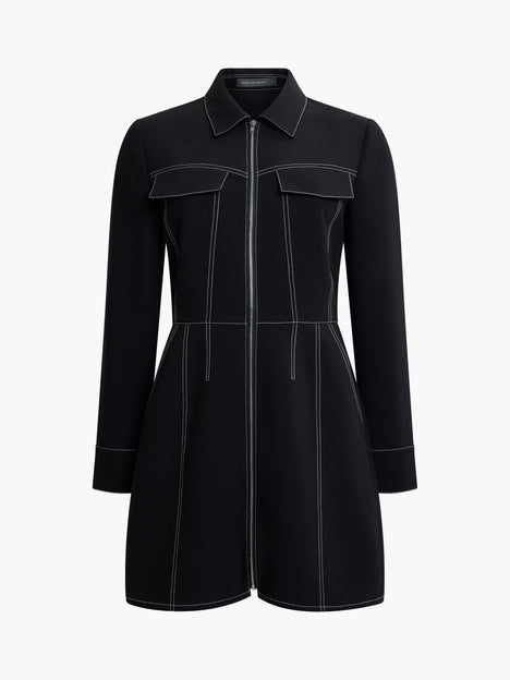 Azra Twill Mini Dress