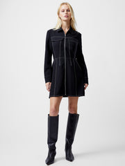 Azra Twill Mini Dress