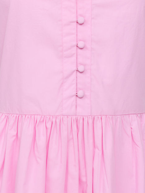 Poplin Sleeveless Smock Dress