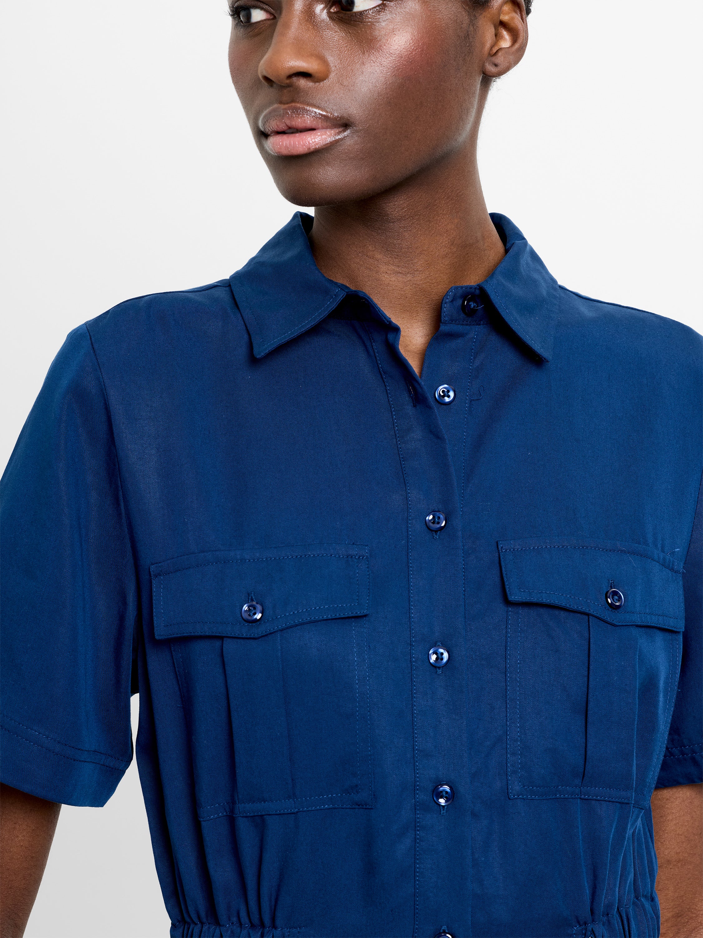 Pocket Shirt Dress