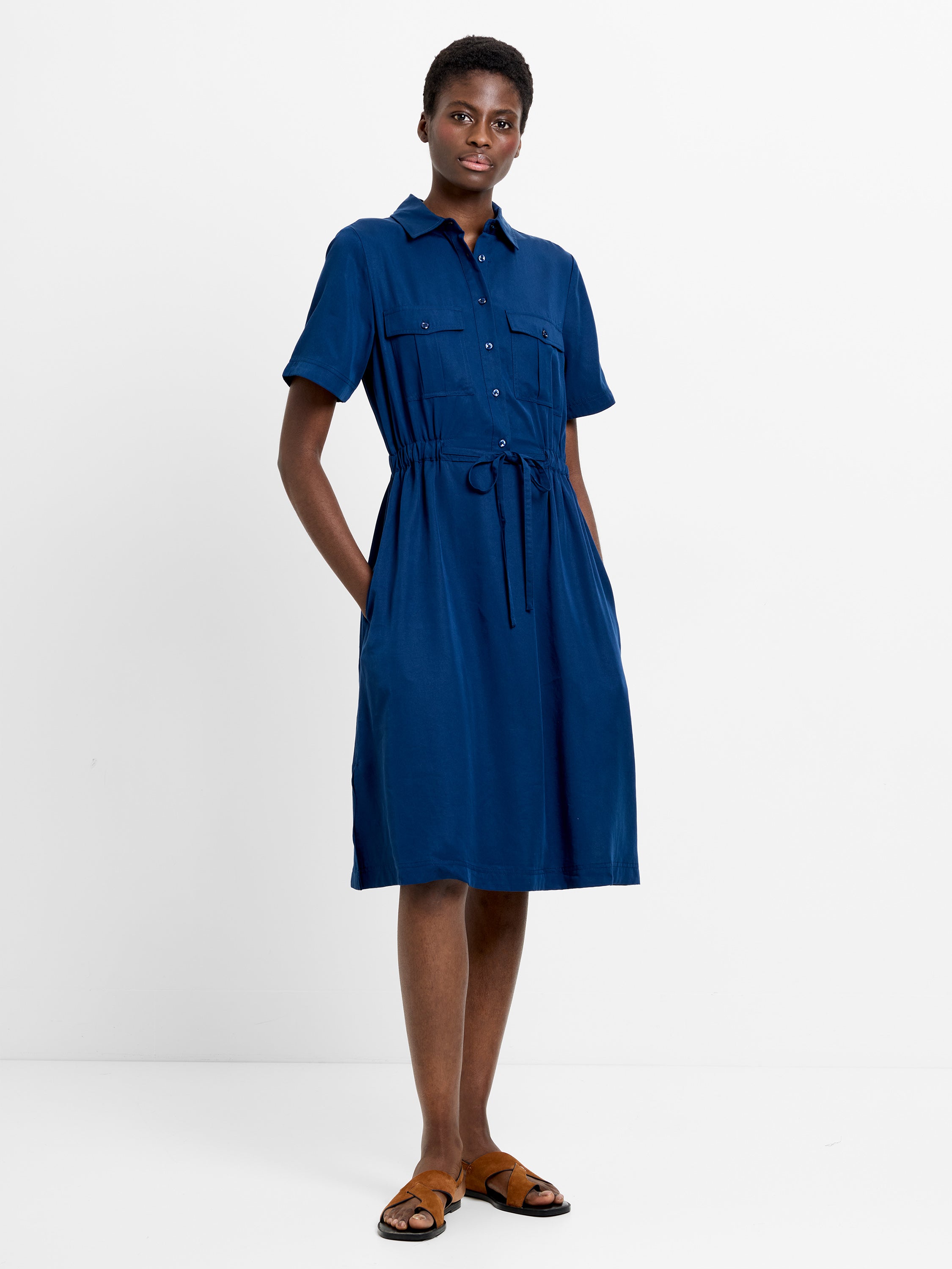 Pocket Shirt Dress