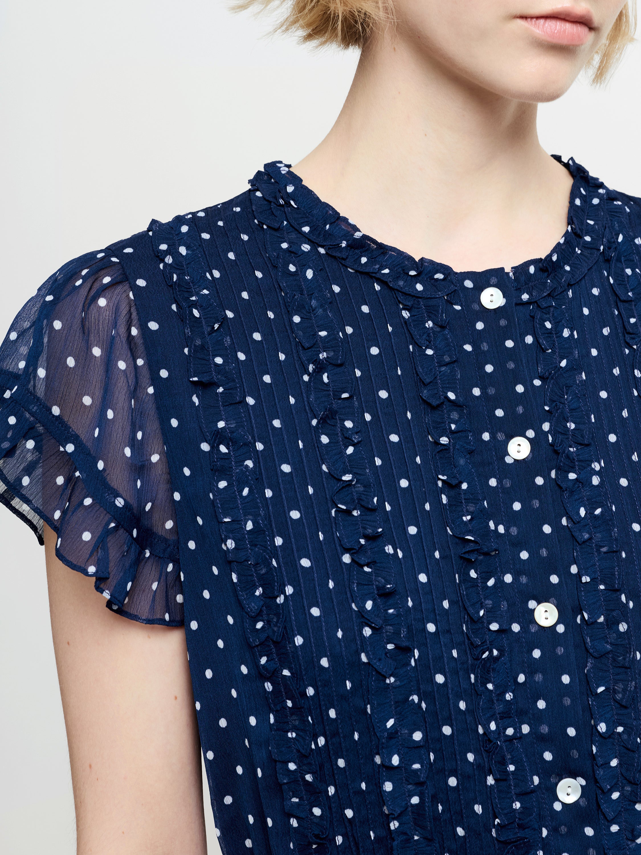 Polka Ruffle Dress