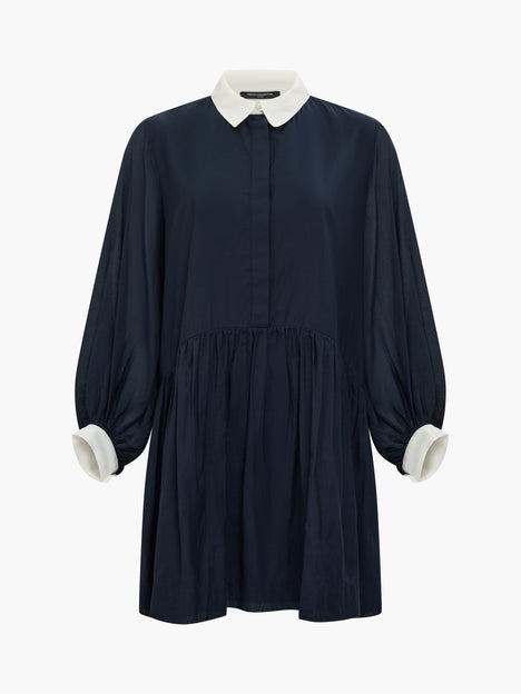 Monica Voile Voluminous Shirt Dress