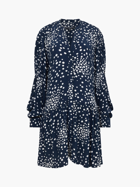 Thea Lizzie Eco Polka Dot Dropped Waist Dress