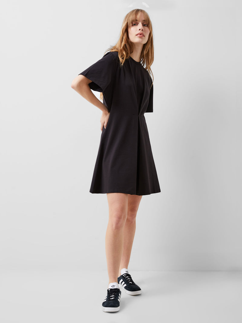 Rallie Cotton Box Pleat T-Shirt Mini Dress
