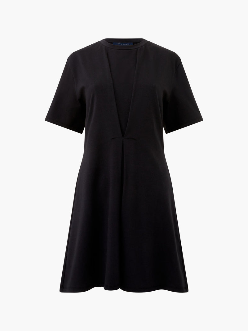 Rallie Cotton Box Pleat T-Shirt Mini Dress