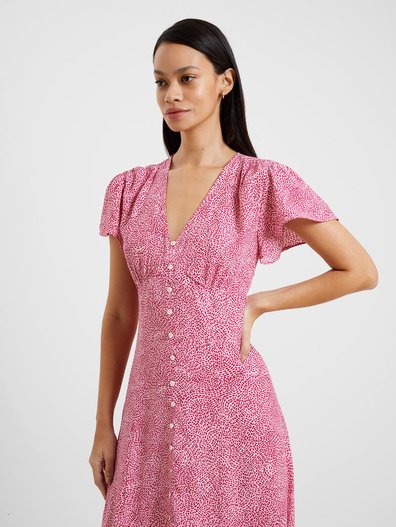 Bernice Eco Delphine V-Neck Midi Dress