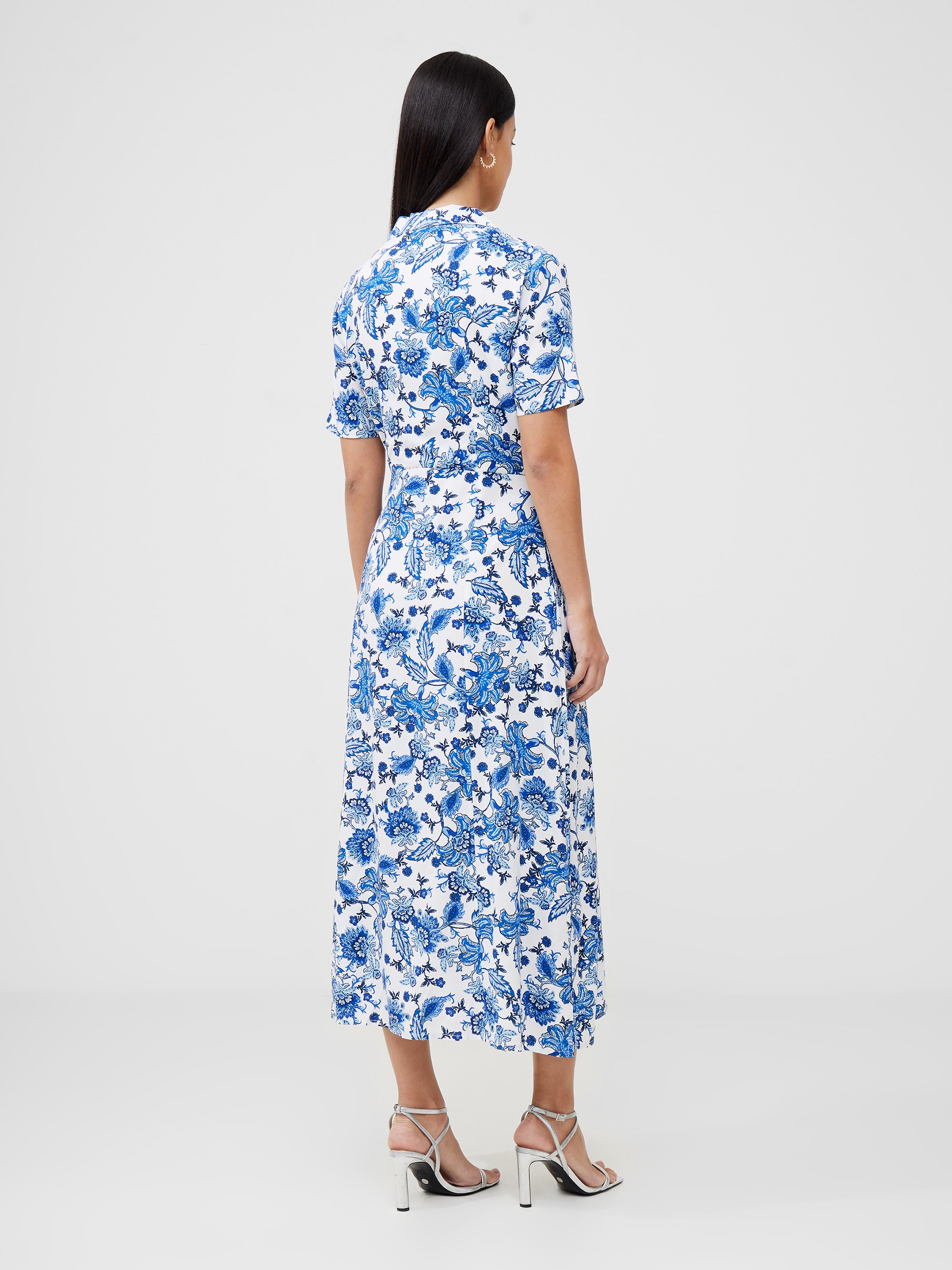 Rever Print Midi Dress