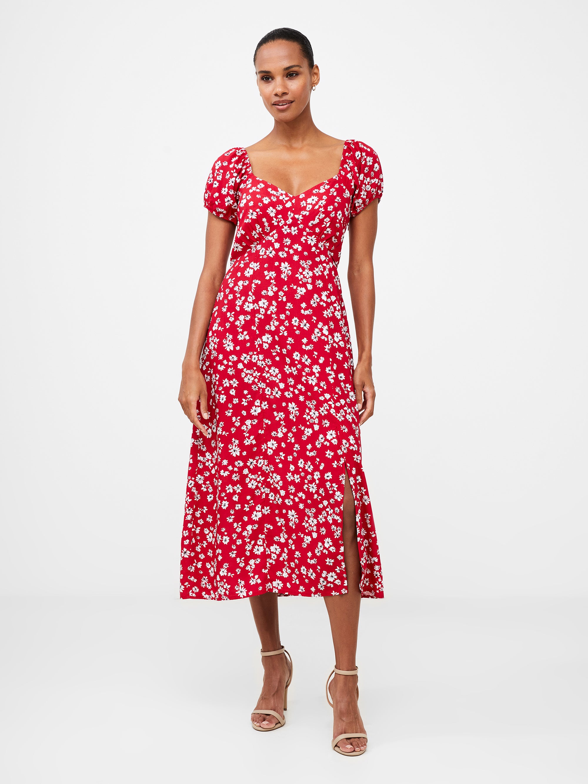 Sweetheart Empire Midi Dress