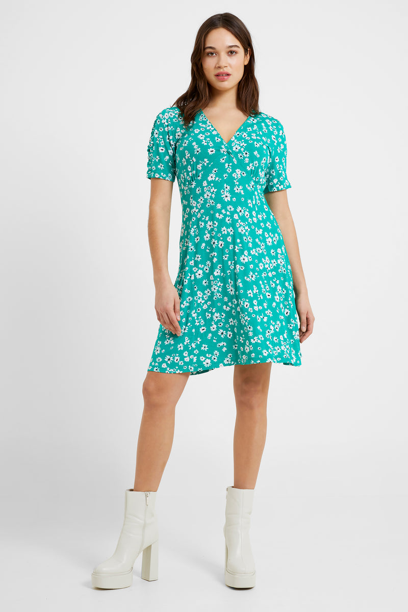 Floral V-Neck Flippy Dress