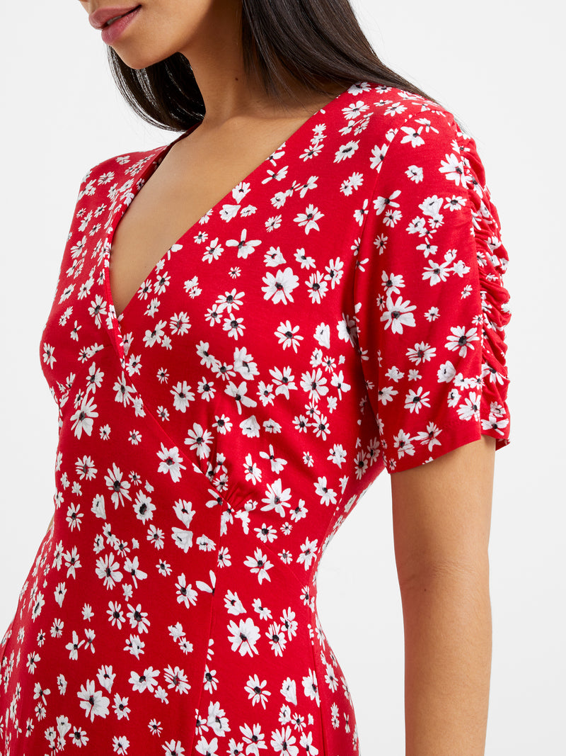 Floral V-Neck Flippy Dress