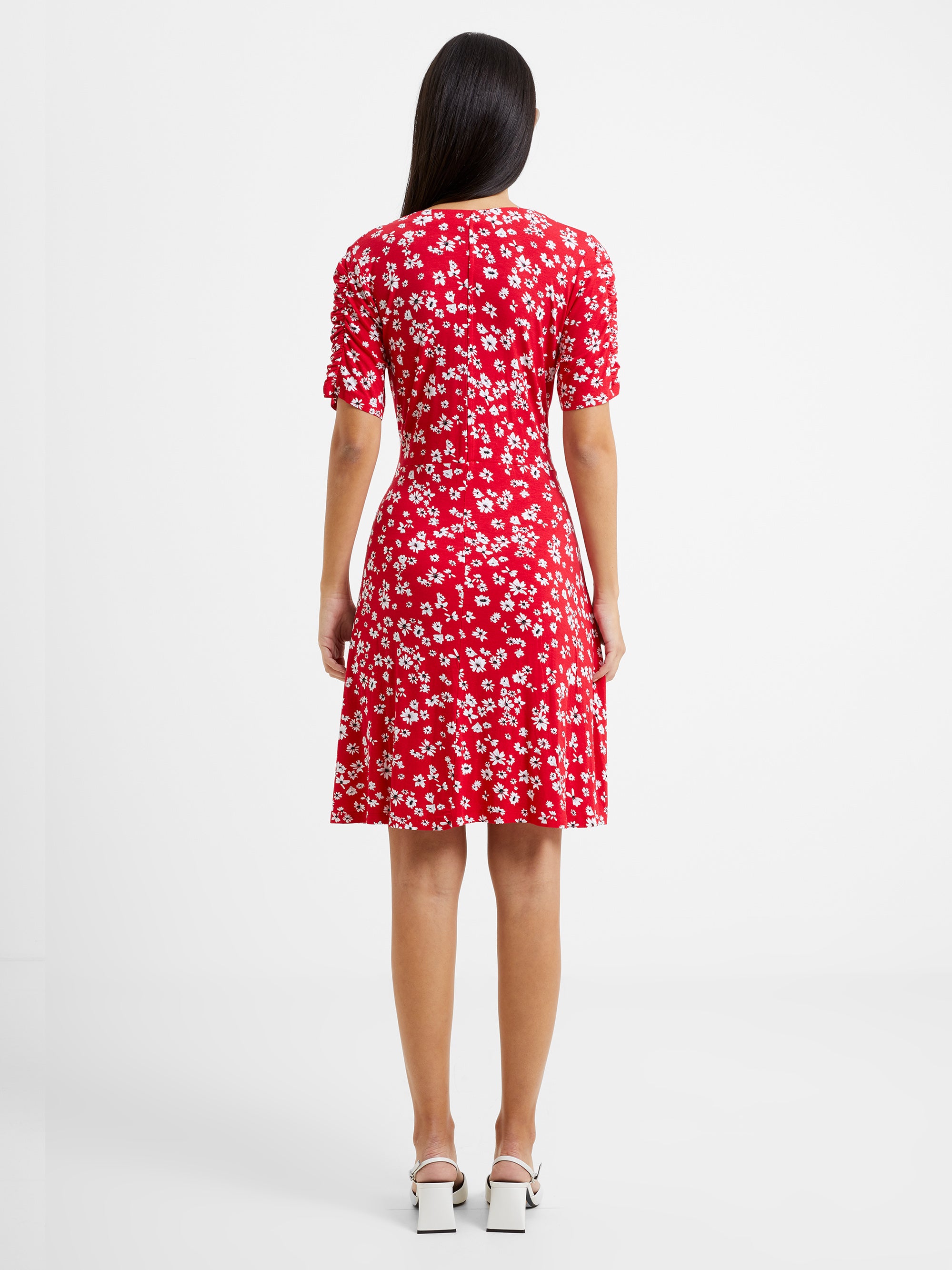 Floral V-Neck Flippy Dress