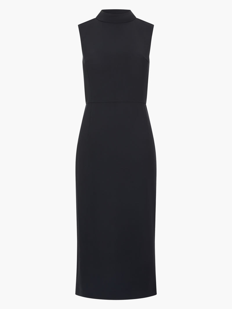 Echo Crepe Mock Neck Dress