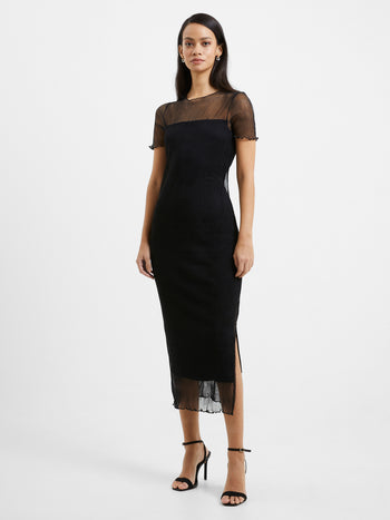 Saskia Ruched Midi Dress