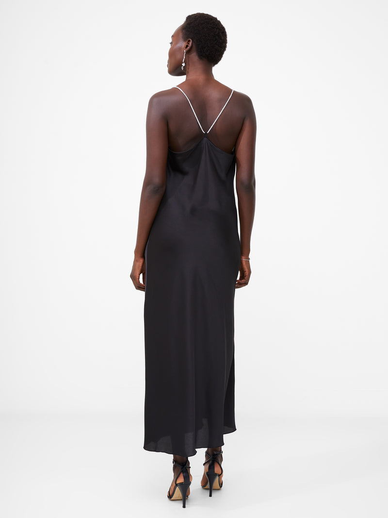 Diamante Strap Slip Dress
