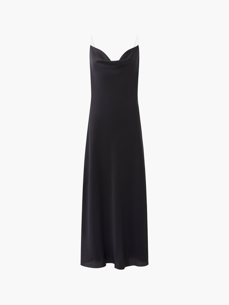 Diamante Strap Slip Dress