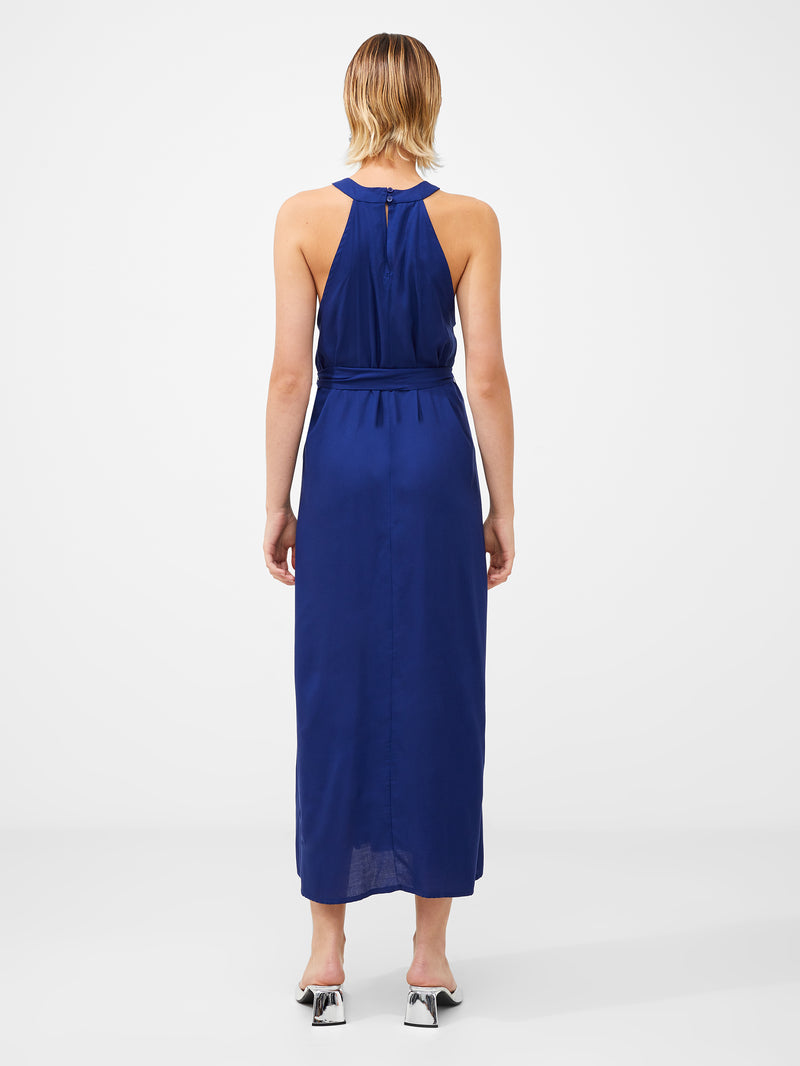 Halterneck Viscose Relaxed Dress