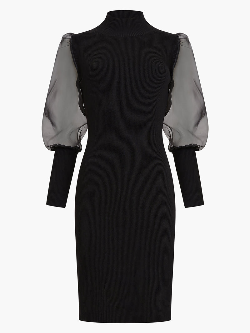 Krista Organza Long Sleeve Dress