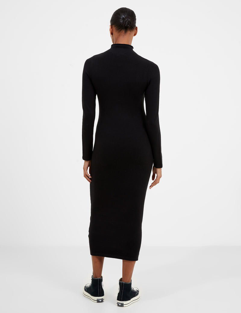 Babysoft Roll Neck Midi Dress