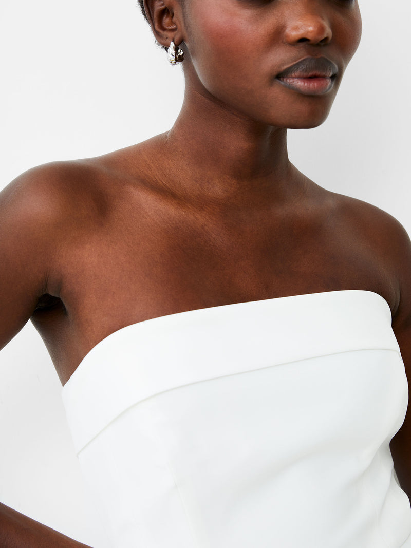 Echo Crepe Bandeau Midi Dress