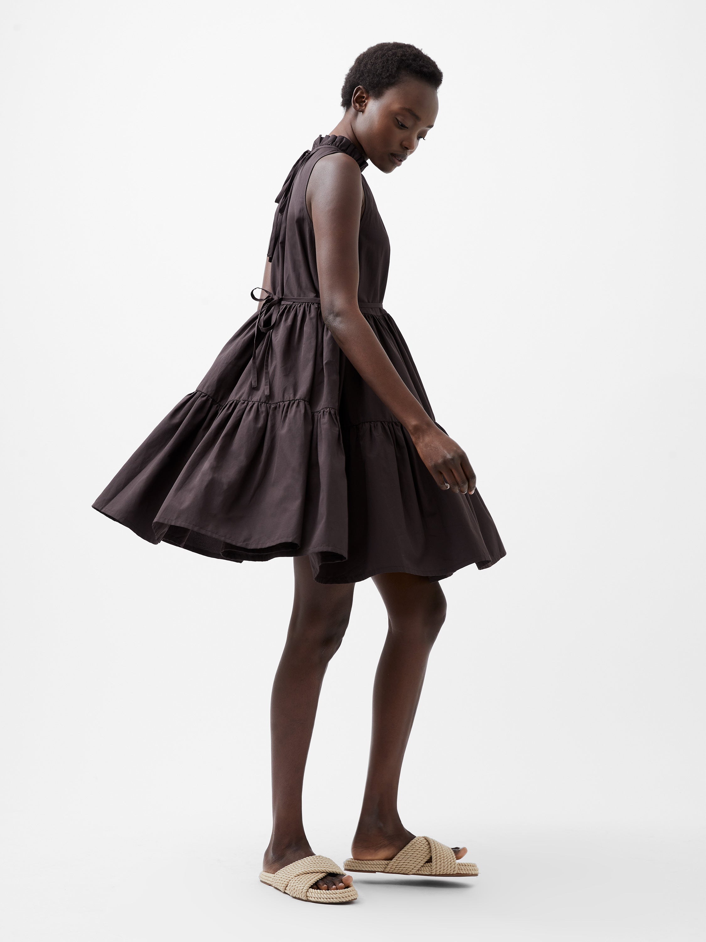 Era Poplin Sleeveless Mini Dress