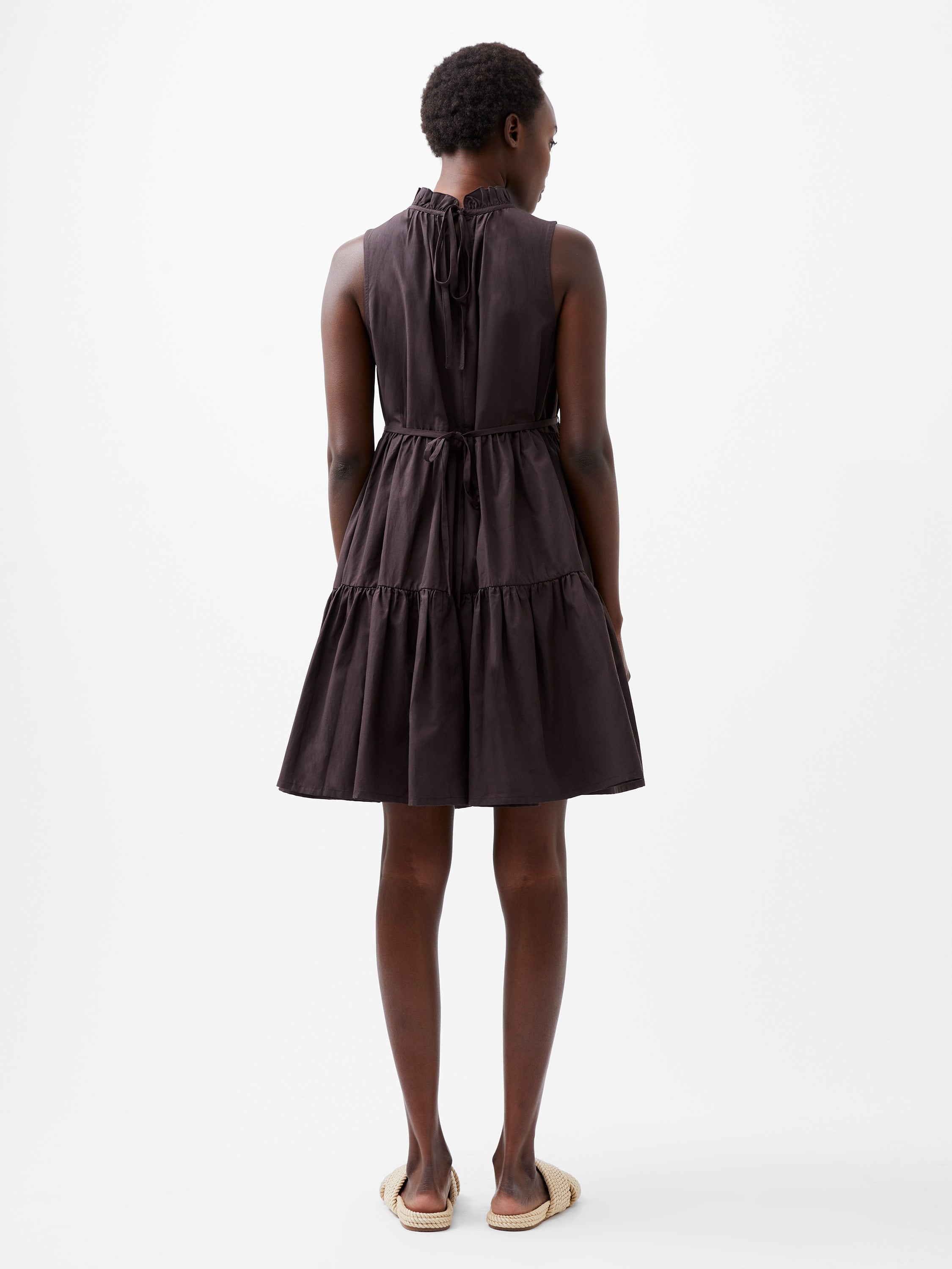 Era Poplin Sleeveless Mini Dress