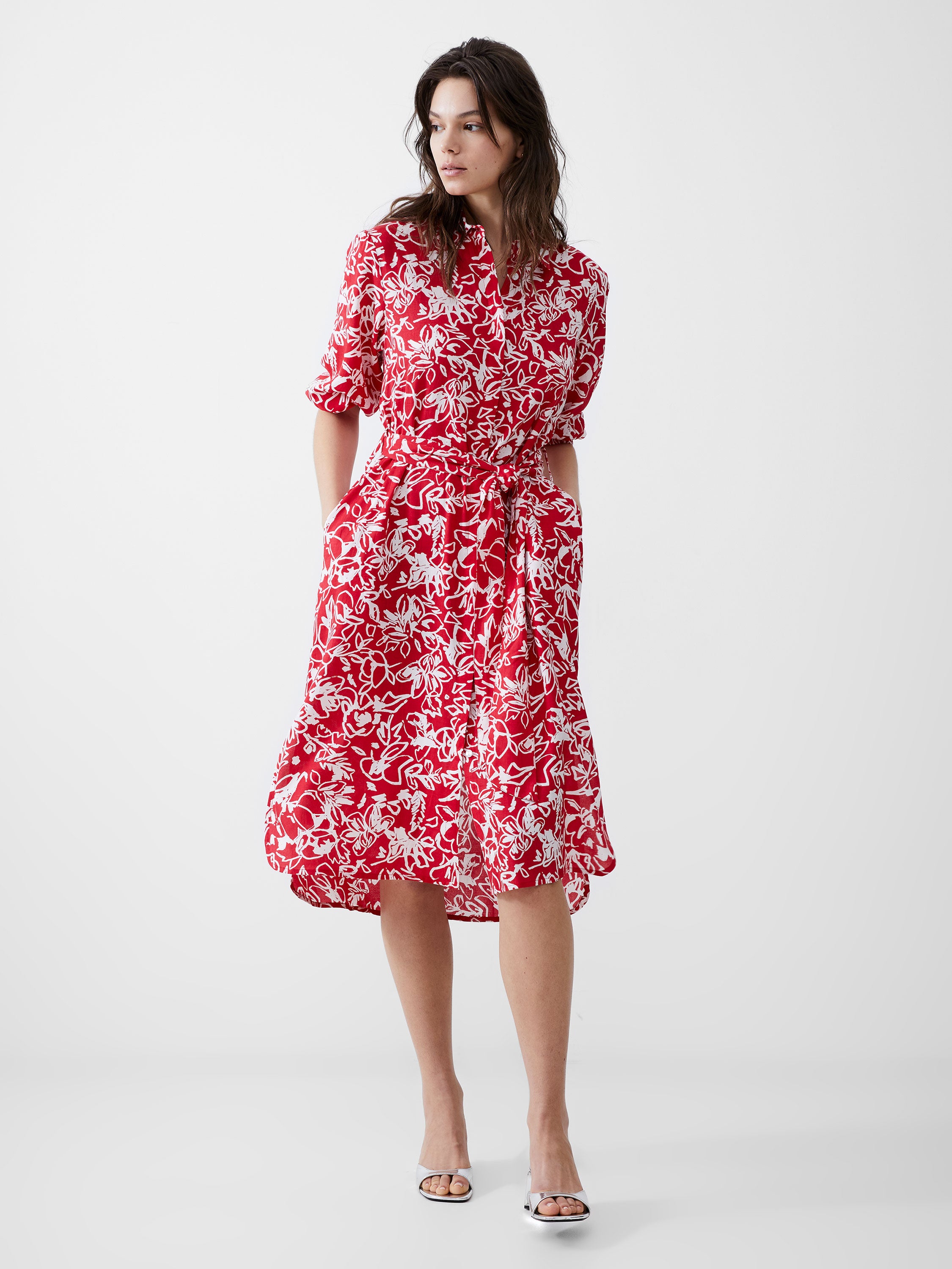 Fayola Midi Shirt Dress
