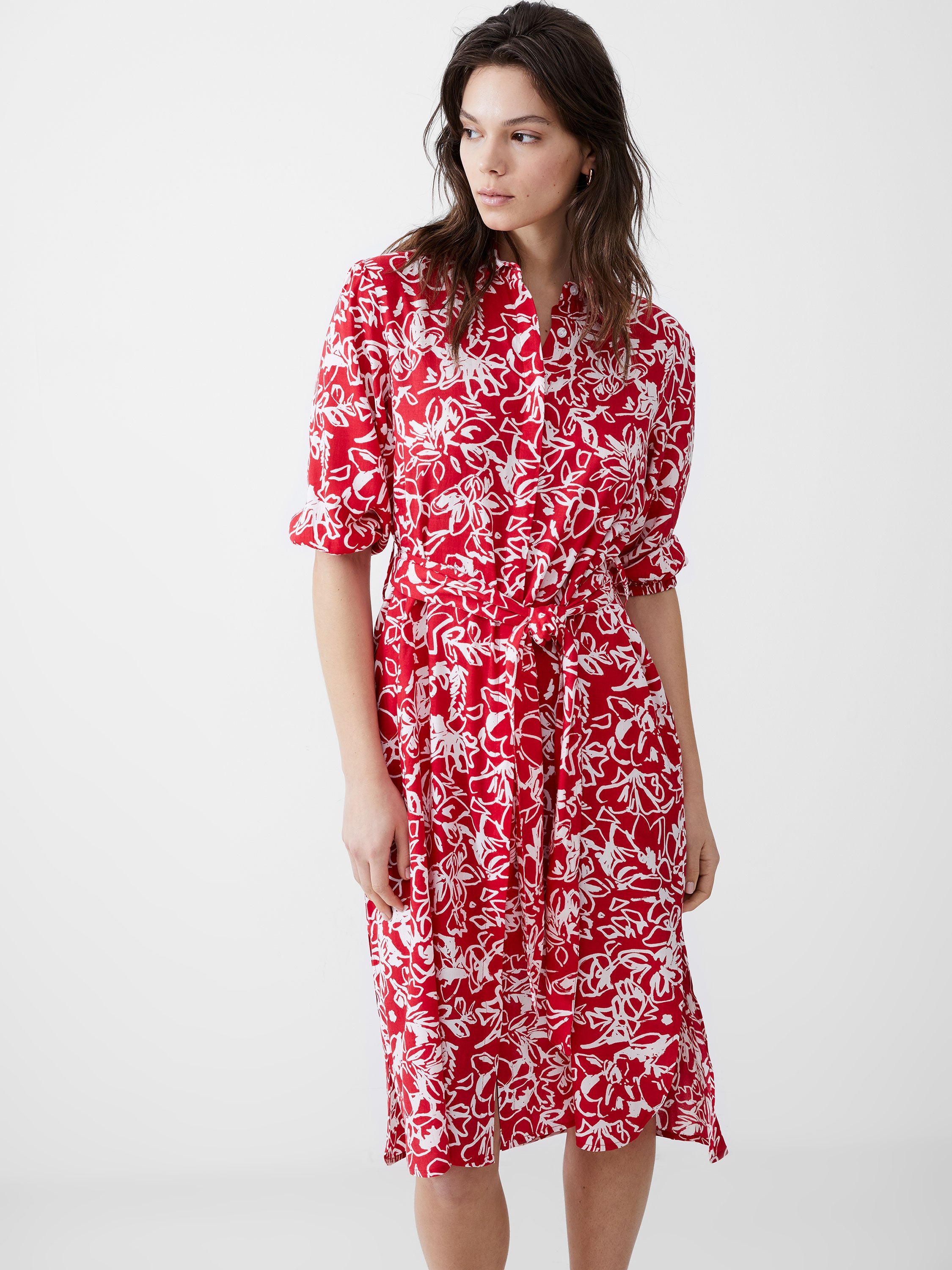 Fayola Midi Shirt Dress