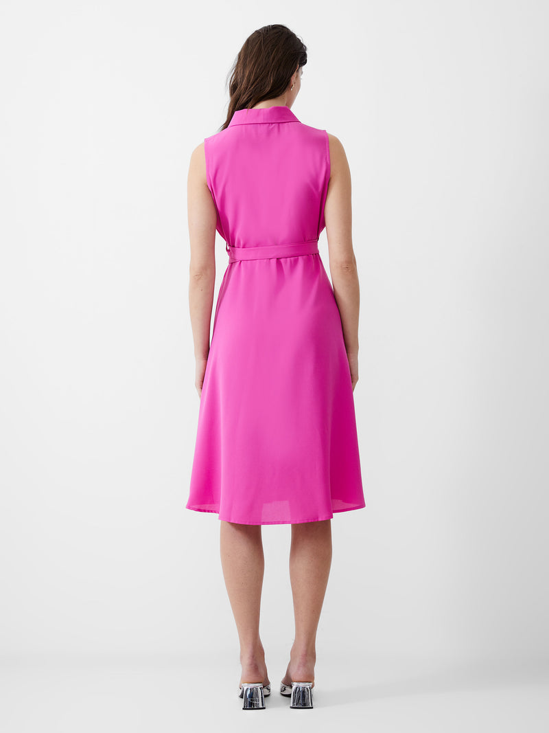 Sleeveless Shawl Dress