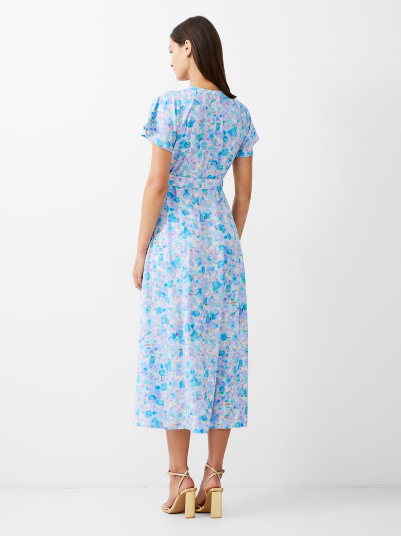 Gretha Belted V-Neckline Dress