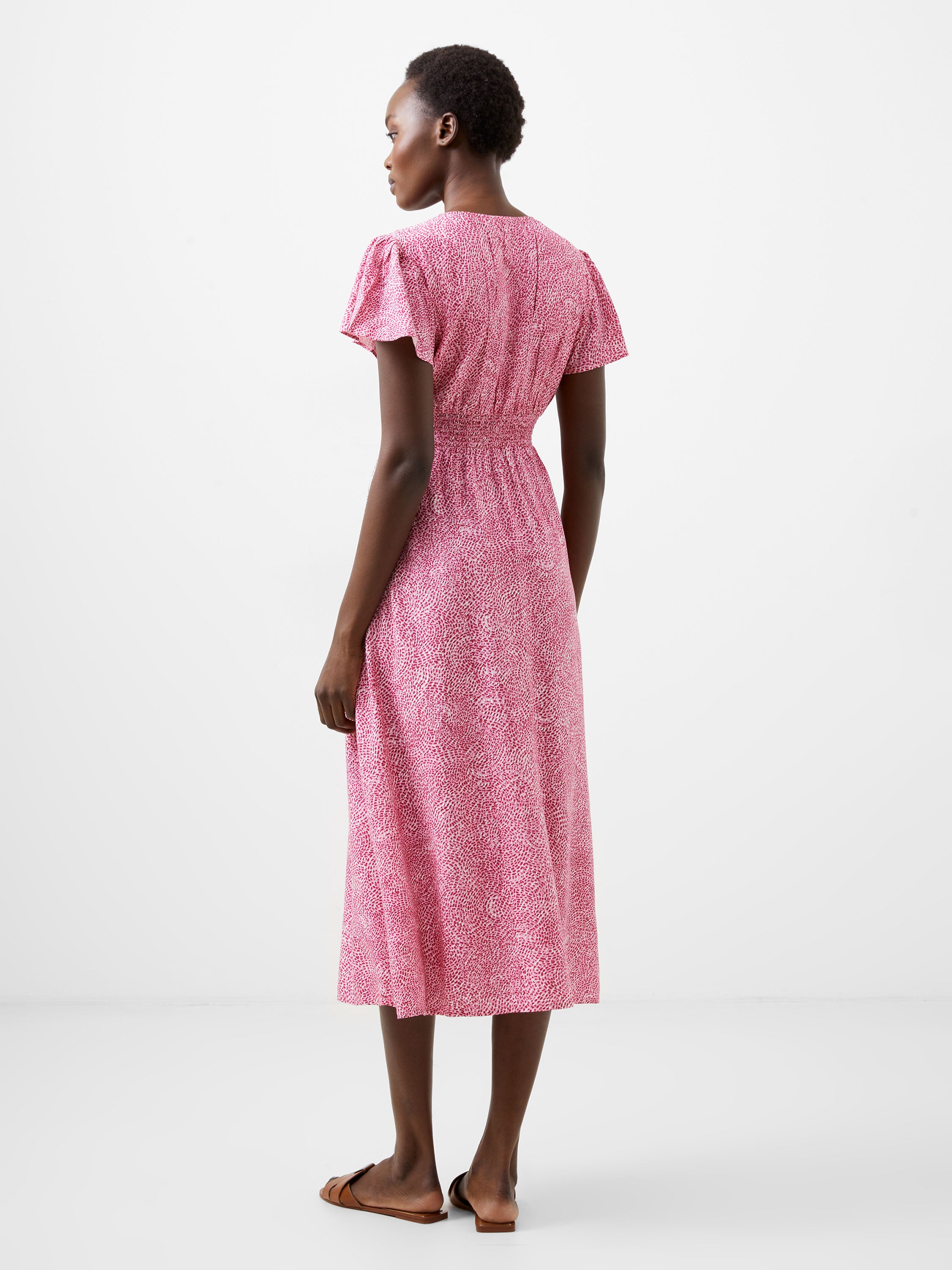 Bernice Button-Through Midi Dress