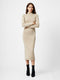 Babysoft Roll Neck Midi Dress