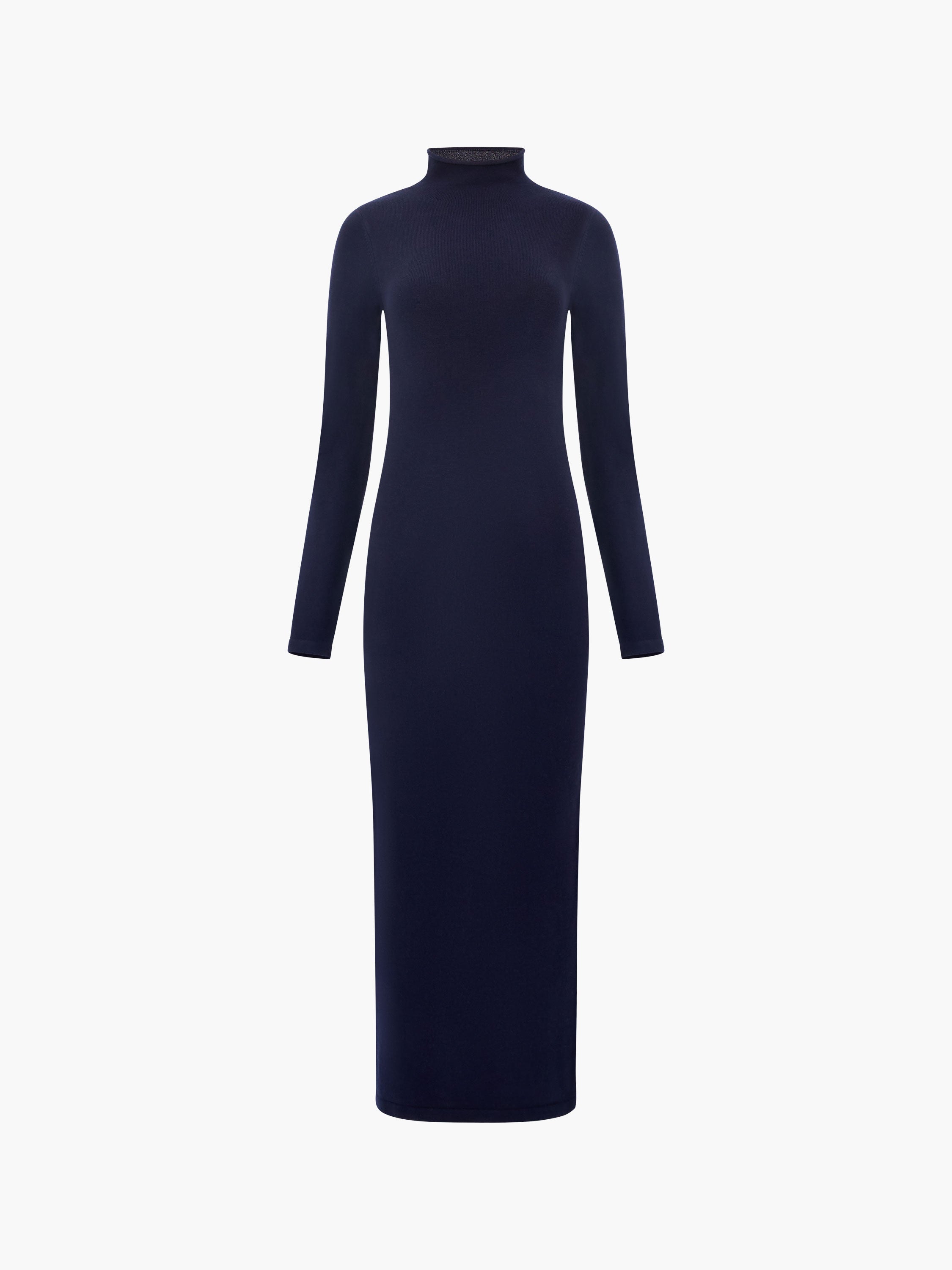 Babysoft Roll Neck Midi Dress