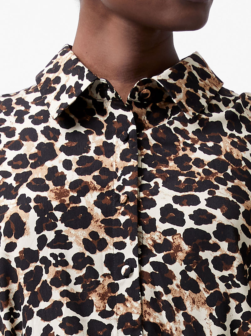 Leopard Print Swing Dress