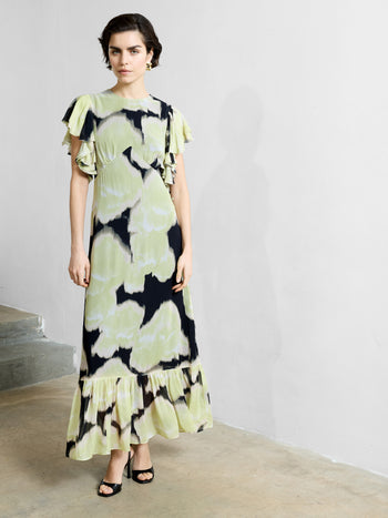 Natalie Emina Chiffon Maxi Dress